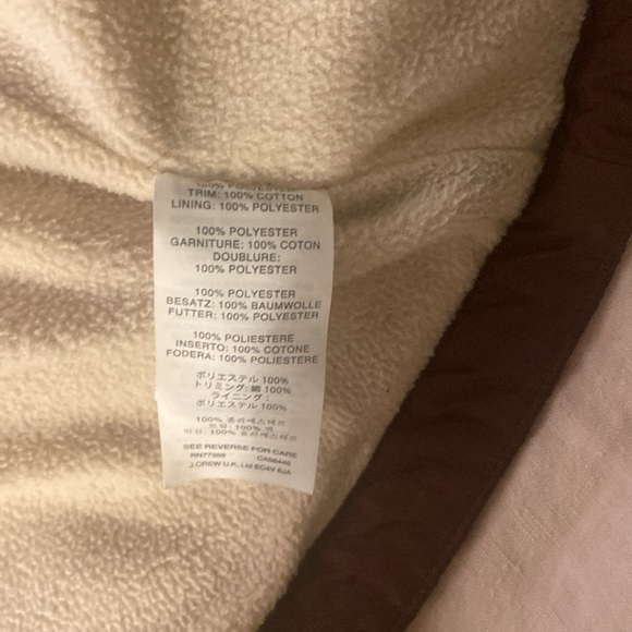 J.Crew Crewcuts Girls Barn Jacket Burgundy/Maroon fleece lining size 14 - Picture 14 of 16